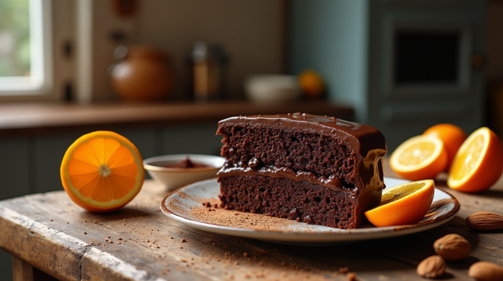 chocolate orange almond cake recipe